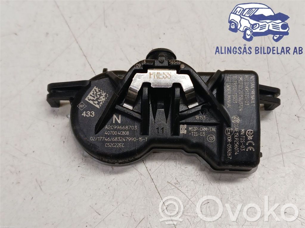 Nissan Qashqai Padangų slėgio daviklis 