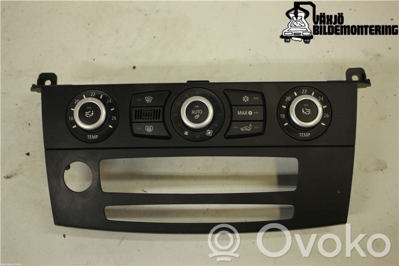 BMW 5 E60 E61 Climate control unit 
