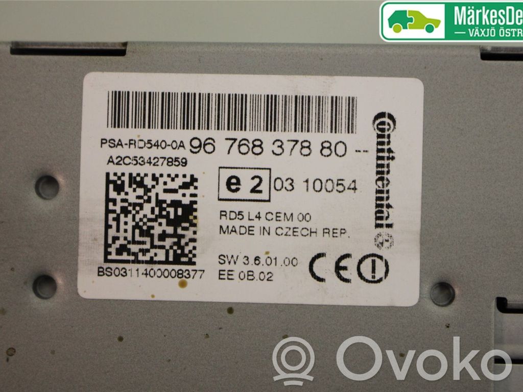 Peugeot 508 Panel / Radioodtwarzacz CD/DVD/GPS 