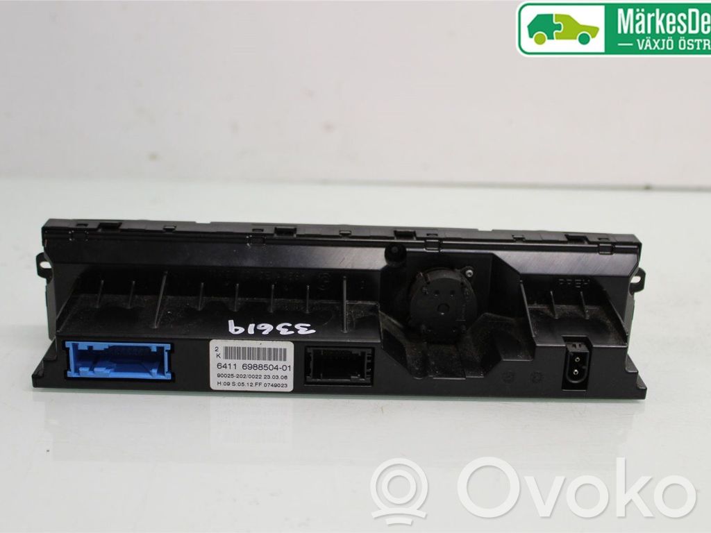 BMW 5 E60 E61 Climate control unit 