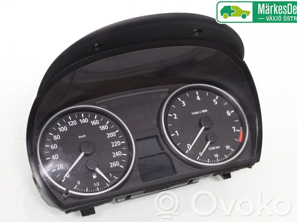 BMW 3 E90 E91 Speedometer (instrument cluster) 
