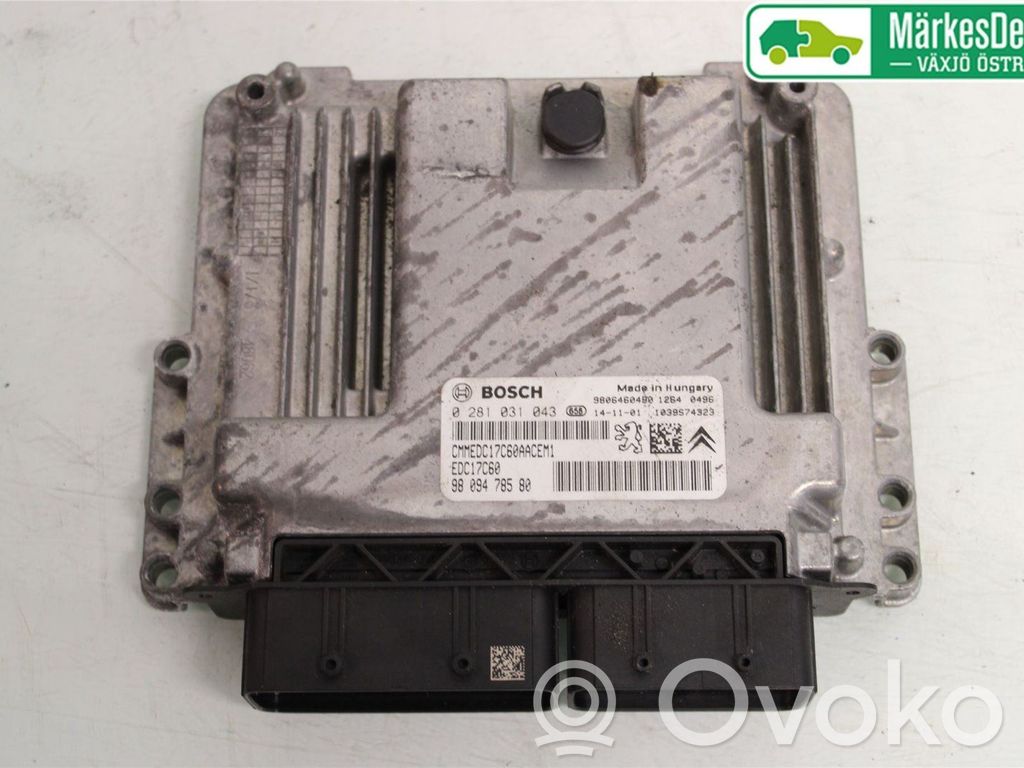 Citroen C4 Cactus Injection control unit/module 