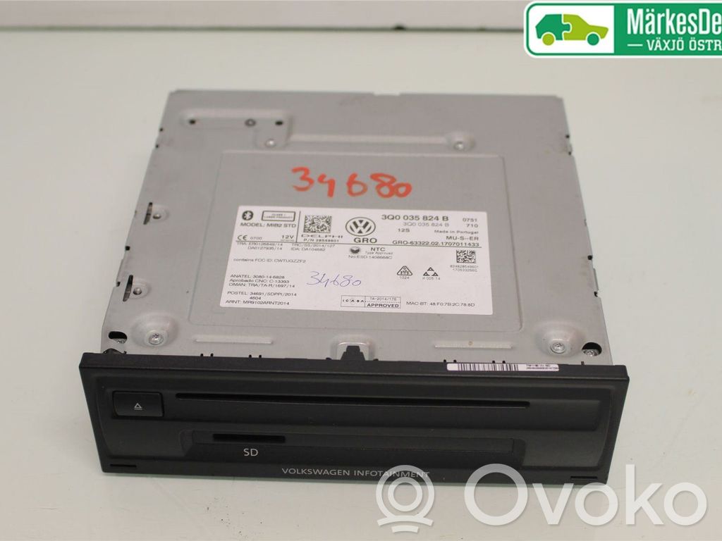 Volkswagen Golf Sportsvan Unitate principală radio/CD/DVD/GPS 