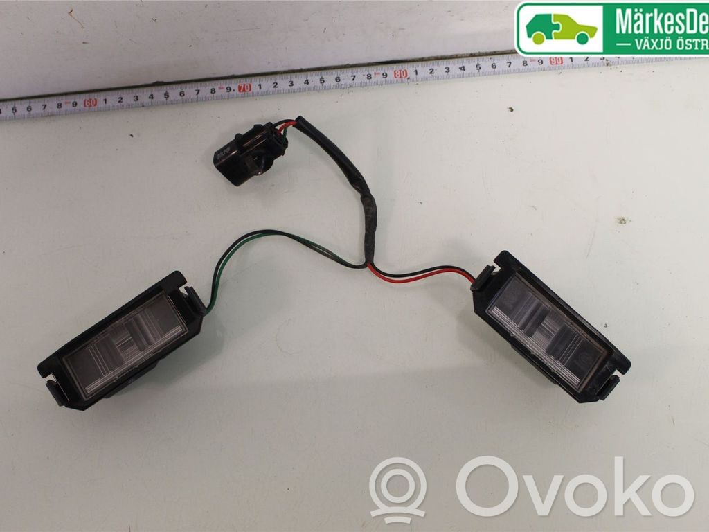 KIA Picanto Éclairage de plaque d'immatriculation 