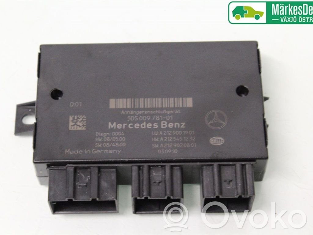 Mercedes-Benz E W212 Sterownik / Moduł haka holowniczego 