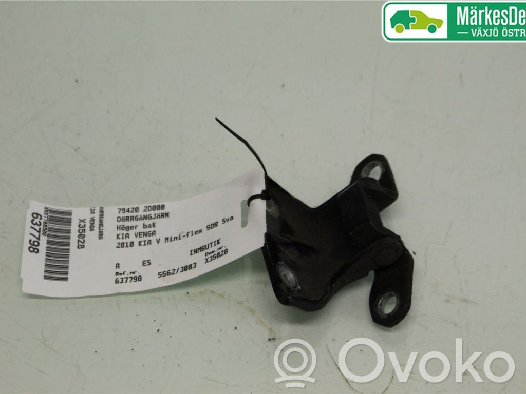 KIA Venga Rear door upper hinge 