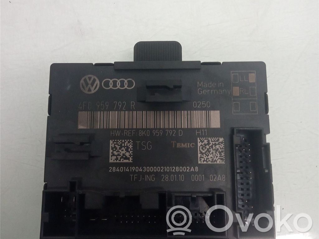Unité de commande module de porte   4F0959792T,4F0959792R,4F0959792R