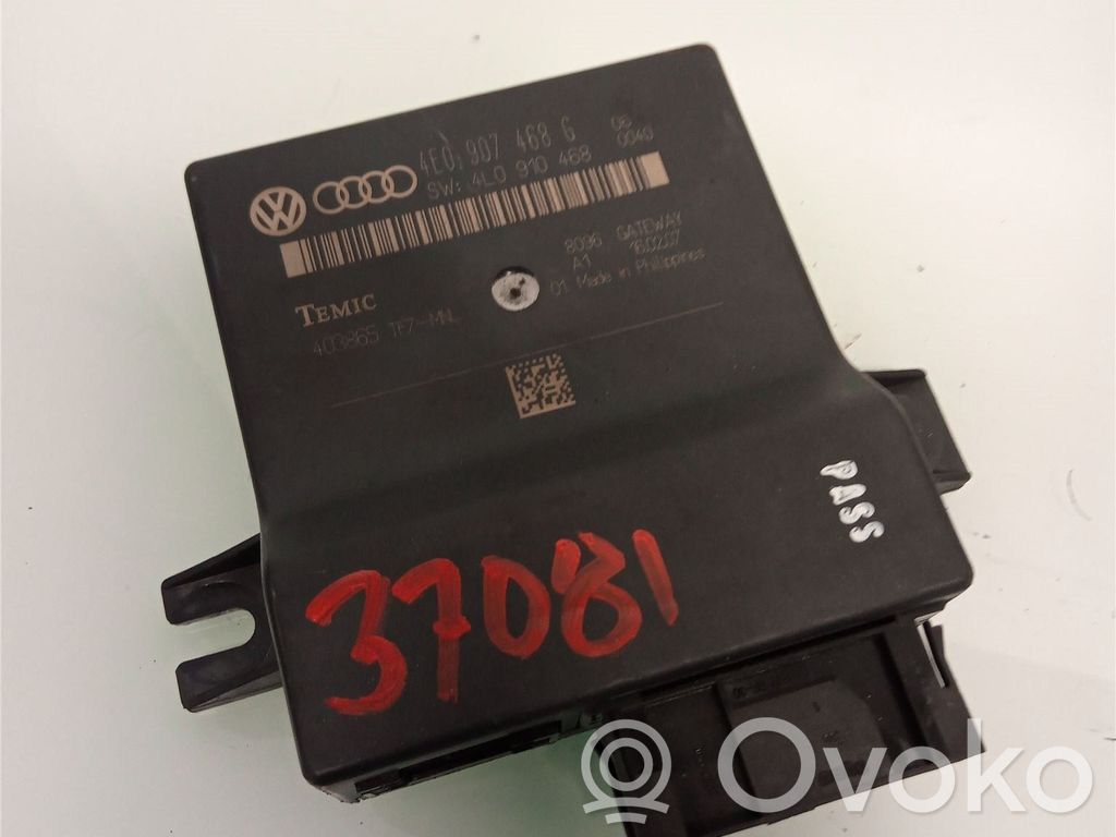 Audi A8 S8 D3 4E Gateway control module 