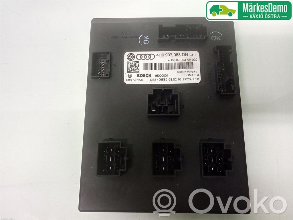 Autres unités de commande / modules   4H0907063DK,F005V01543,4H0907063DH
