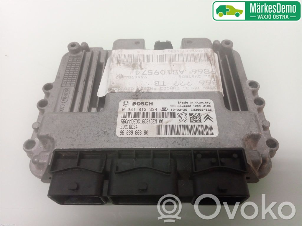 Peugeot 3008 I Unitate/modul comandă injecție 