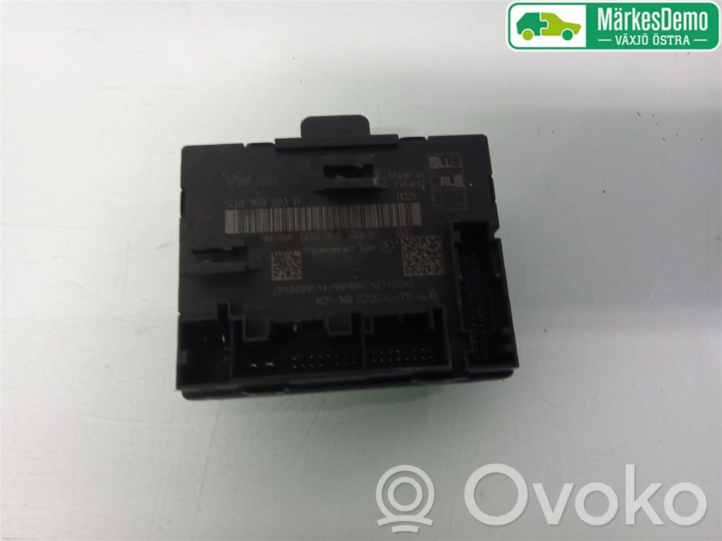 Unité de commande module de porte   5Q0959593BZ00,5Q0959593B,5Q0959593B