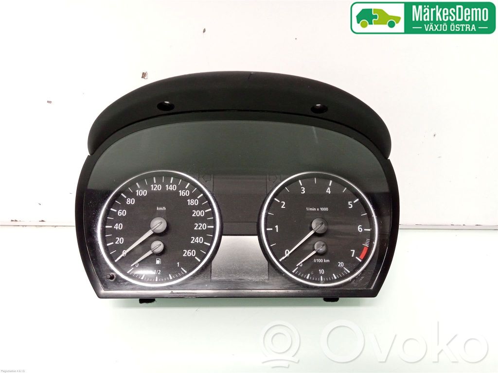 BMW 3 E90 E91 Speedometer (instrument cluster) 