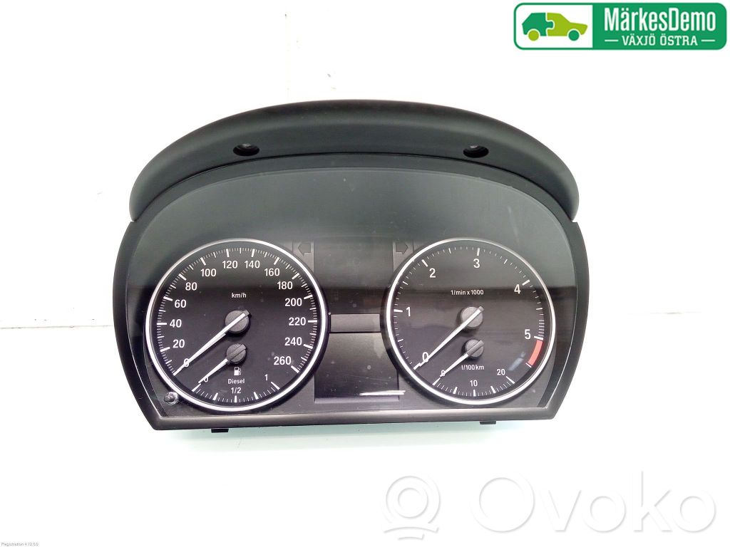 BMW 3 E90 E91 Vitezometru (grup de instrumente) 