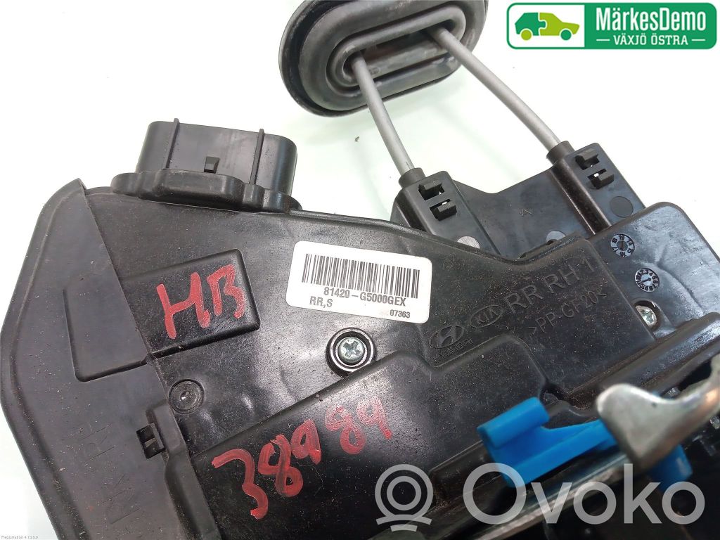 KIA Niro Cerradura de puerta trasera 