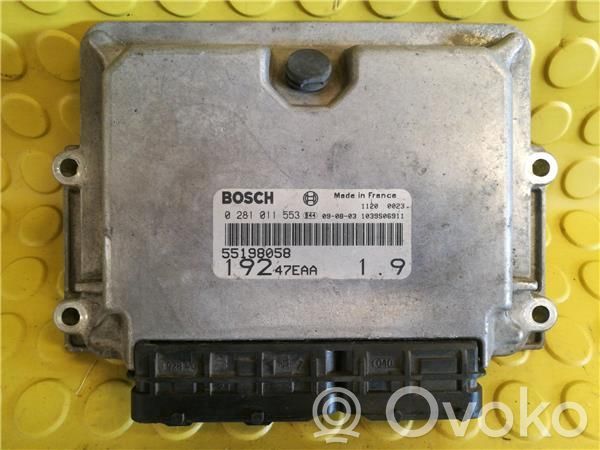 Fiat Stilo Engine control unit/module ECU 