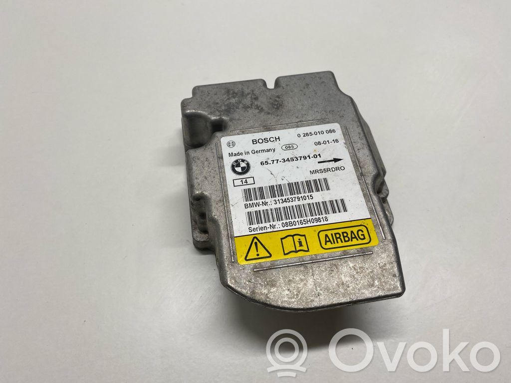 Airbag control unit/module   0285010086,313453791015,3453791