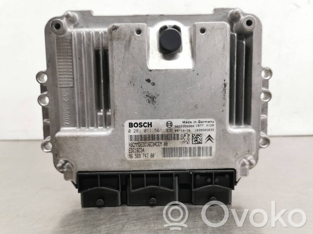 Unidad de control/módulo del motor   9656974780,0281011561,EDC16C34