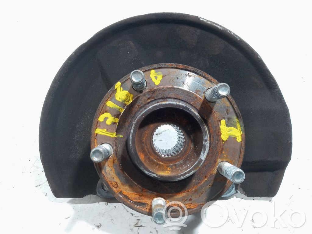 Front wheel hub spindle knuckle
