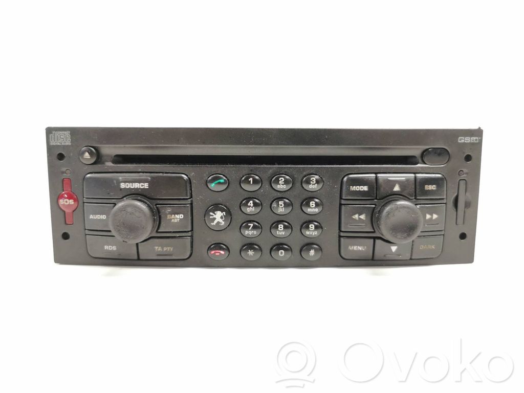 Peugeot 307 Moduł / Sterownik dziku audio HiFi