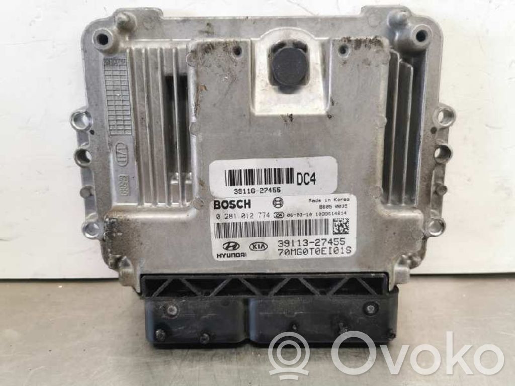 Unidad de control/módulo del motor   3911627455,0281012774