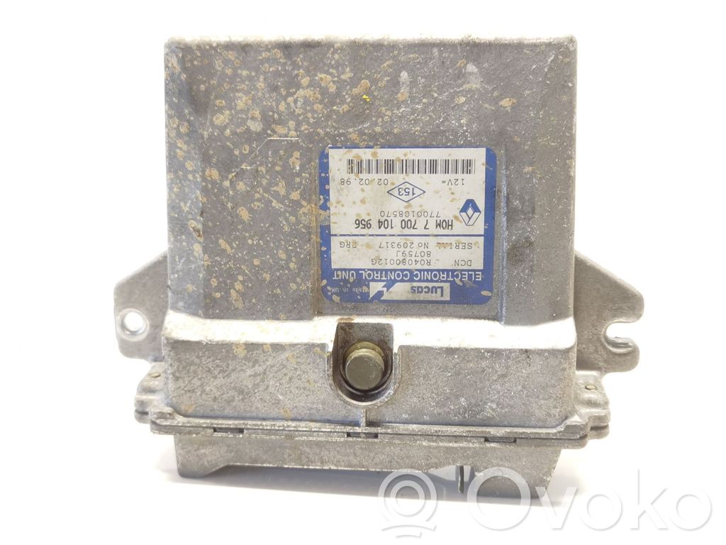Unidad de control/módulo del motor   7700104956