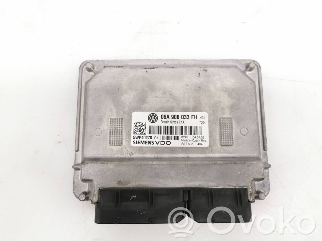Unidad de control/módulo del motor   06A906033FH,5WP40278
