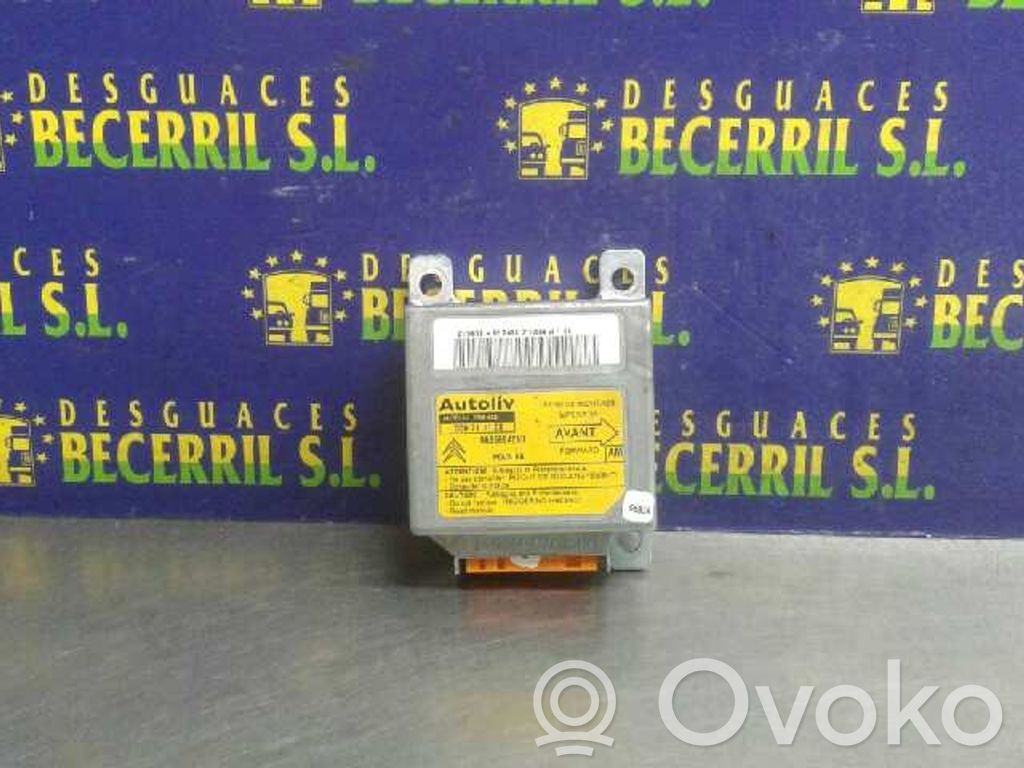 Centralina/modulo airbag   9636894280,550741100