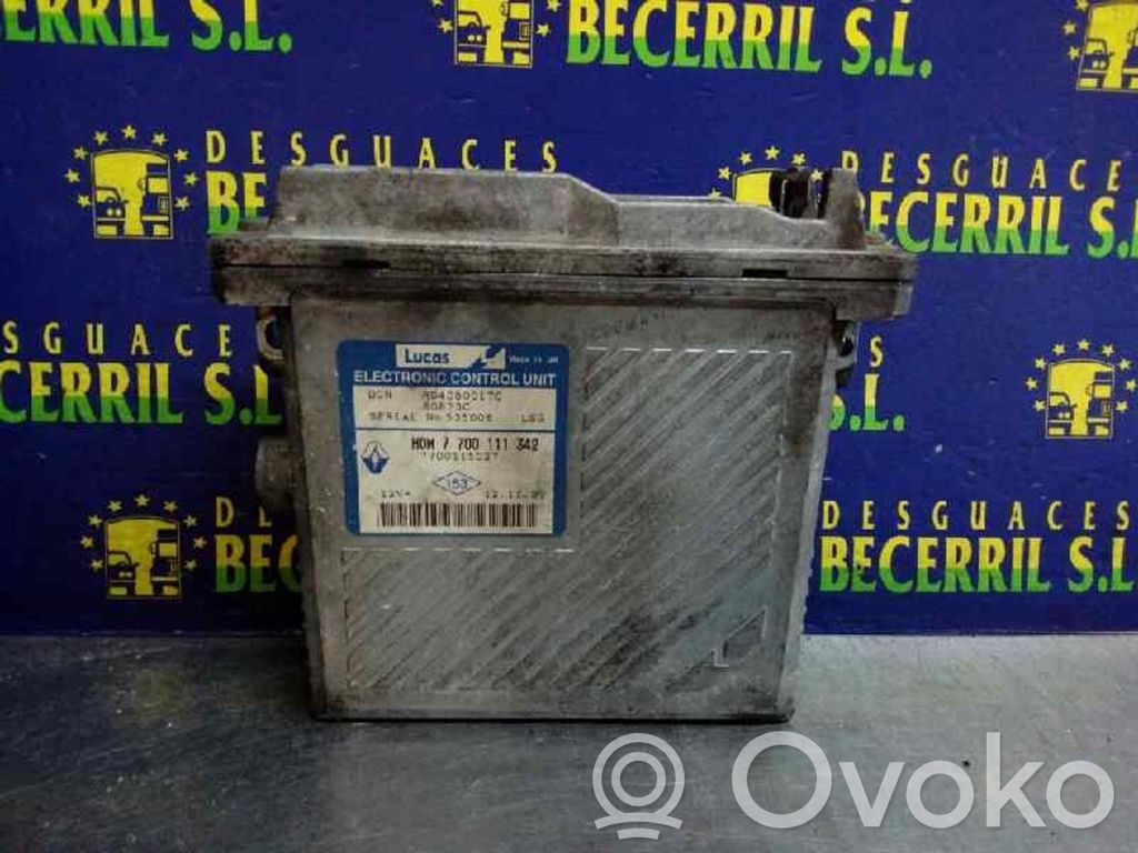Engine control unit/module   HOM7700111342,7700115027,R04080017C