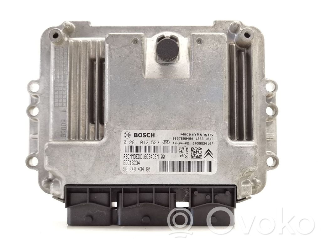 Motorsteuergerät/-modul   0281012523,EDC16C34