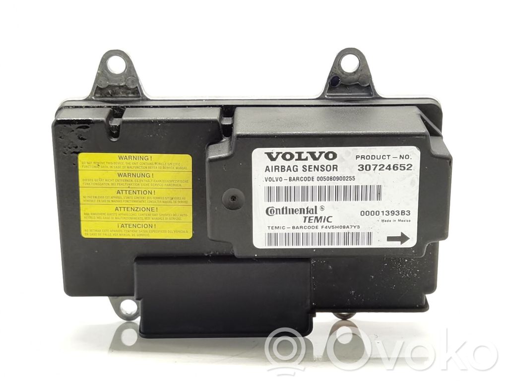 Sterownik / Moduł Airbag   30724652,005080900255,00001393B3
