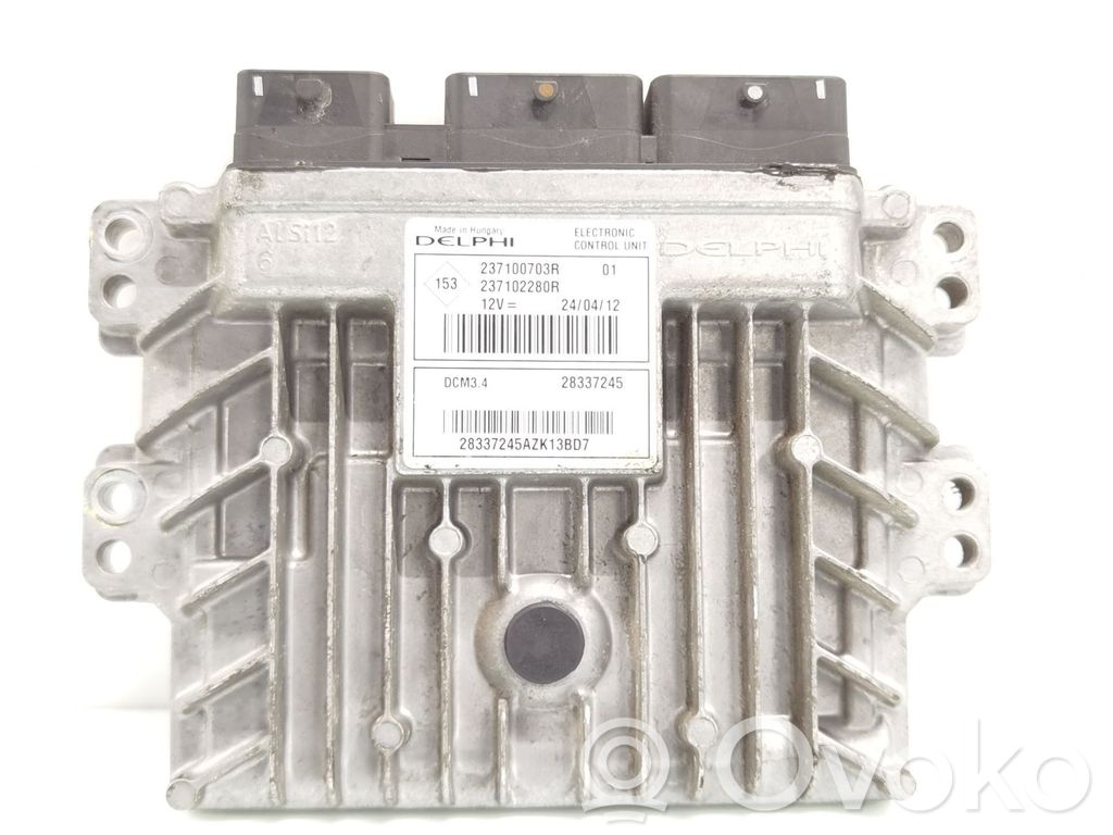 Unitate/modul de control motor   237100703R,237102280R