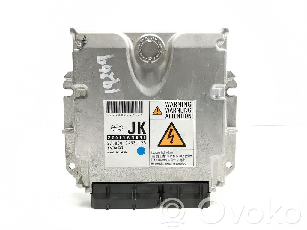 Engine control unit/module   2758007493,22611AN041