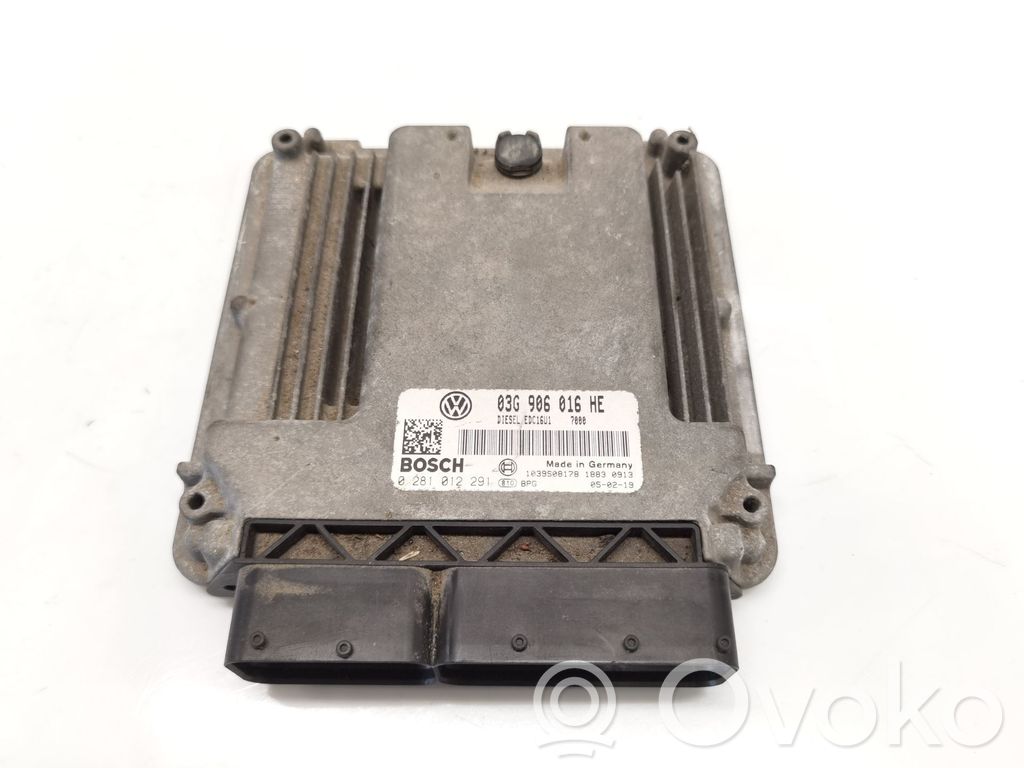 Moottorin ohjainlaite/moduuli   03G906016HE,0281012291