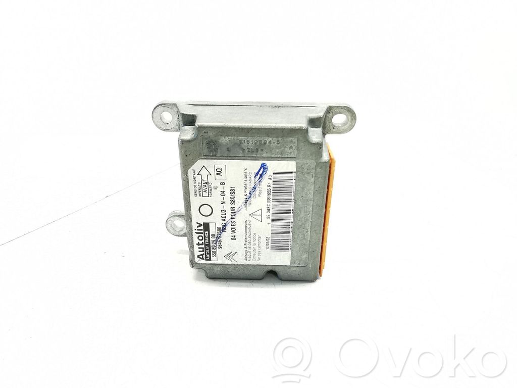 Airbag control unit/module   9643735880,550892900