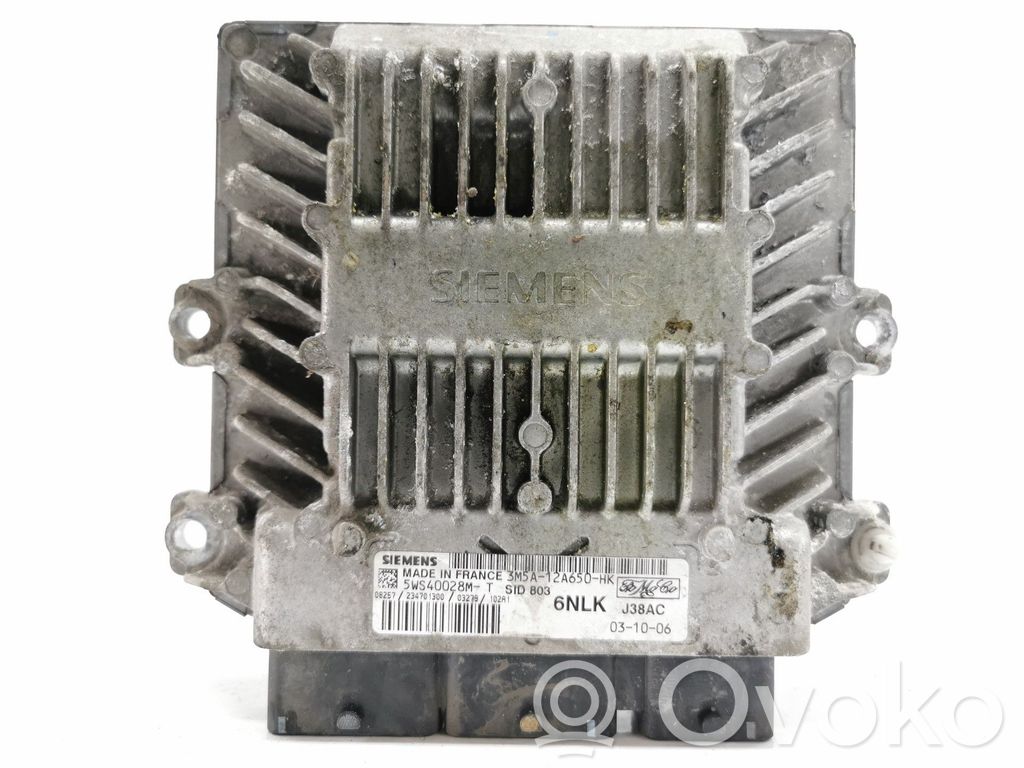 Engine control unit/module   3M5A12A650HK,5WS40028MT