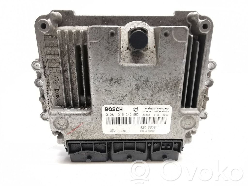 Engine control unit/module   8201005044,0281016343,8201042390