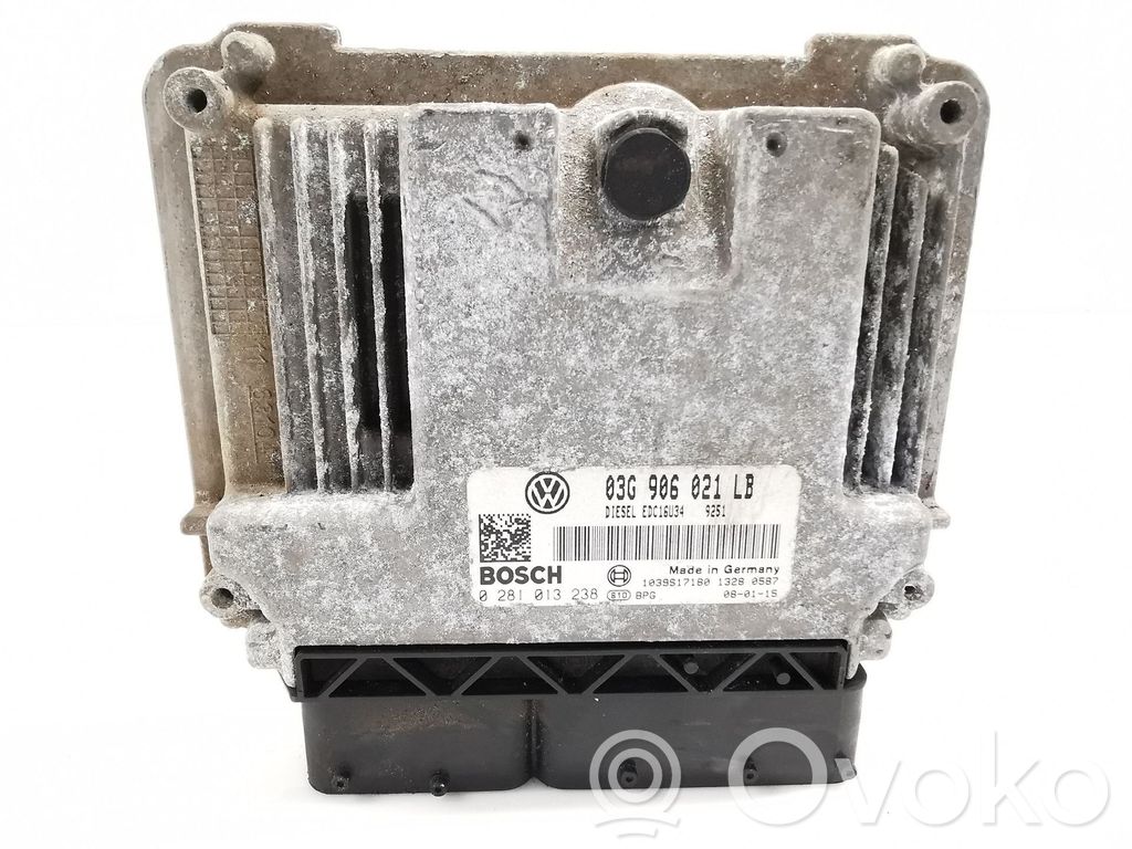 Unidad de control/módulo del motor   03G906021LB,028101238,1039S17180