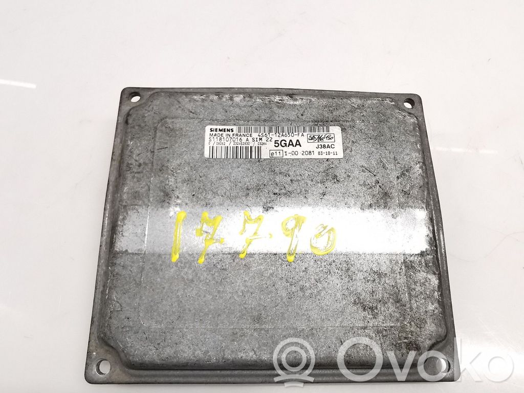 Ford Fiesta Engine control unit/module 