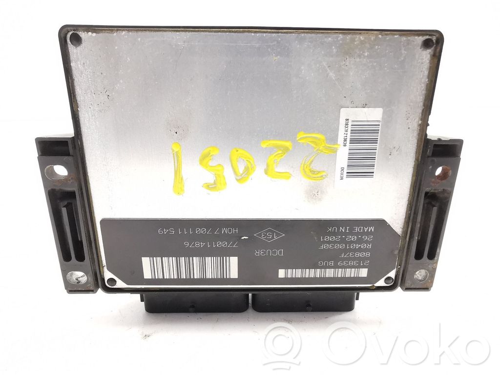Renault Kangoo I Engine control unit/module 