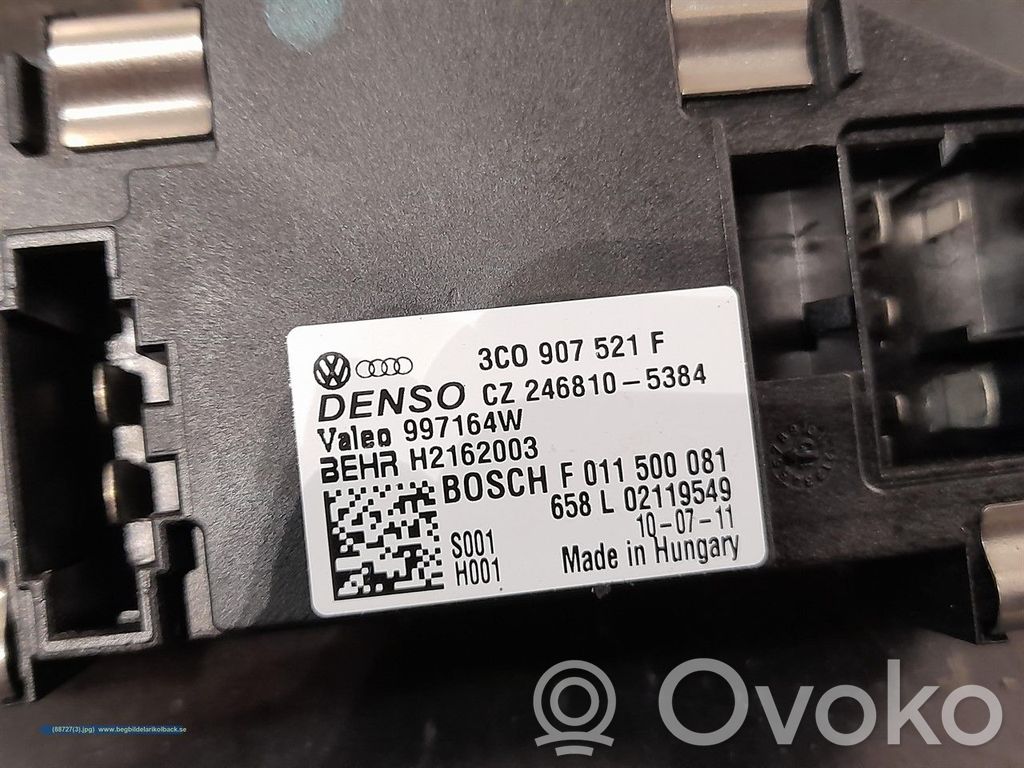 Audi A3 S3 8P Lämpöpuhaltimen moottorin vastus 