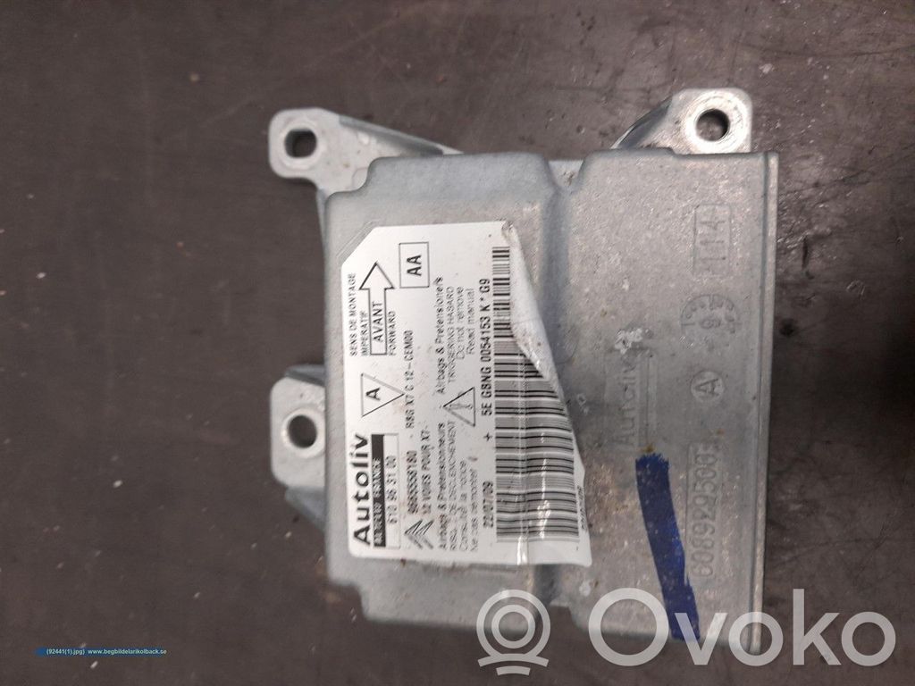 Unidad de control/módulo del Airbag   9665558180,6546X2