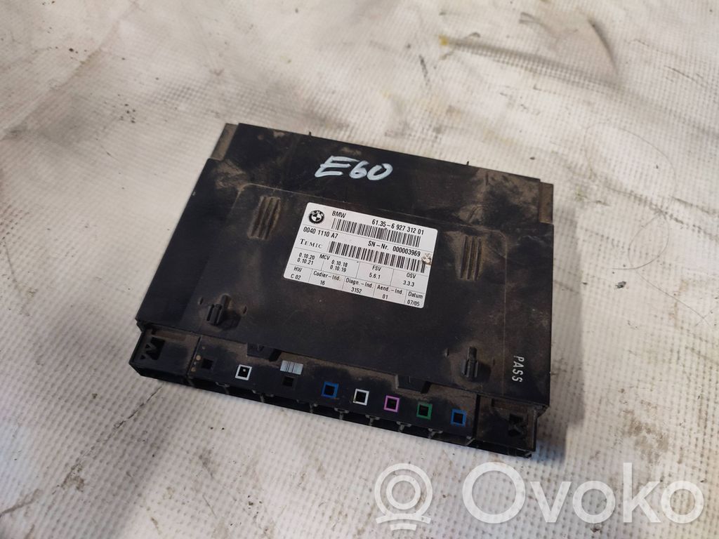BMW 5 E60 E61 Seat control module 