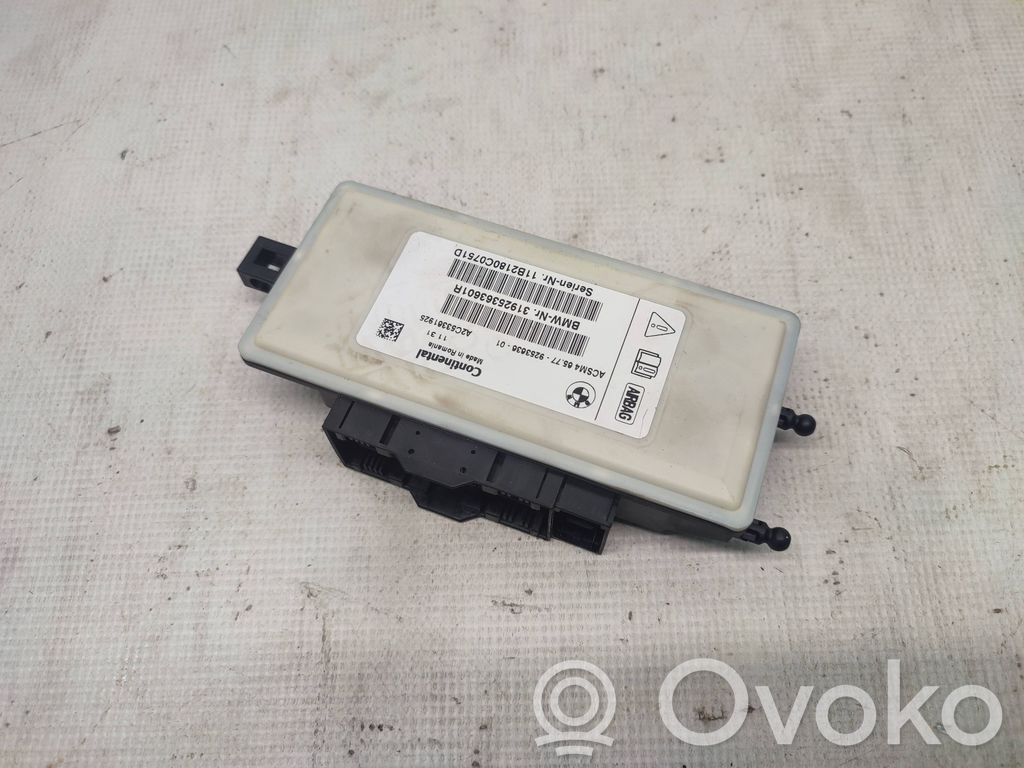 BMW 5 F10 F11 Gaisa spilvenu vadības bloks 