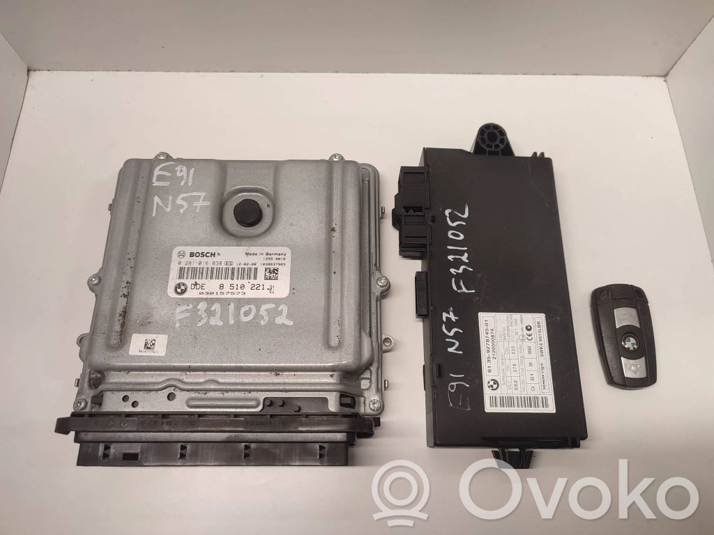 BMW 3 E90 E91 Kit cu ECU motor și set închidere uși 