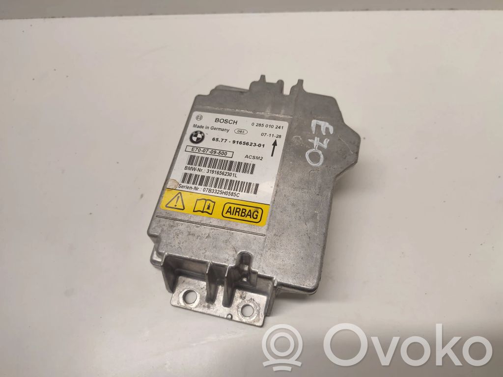 BMW X5 E70 Unitate/modul de comandă airbaguri 