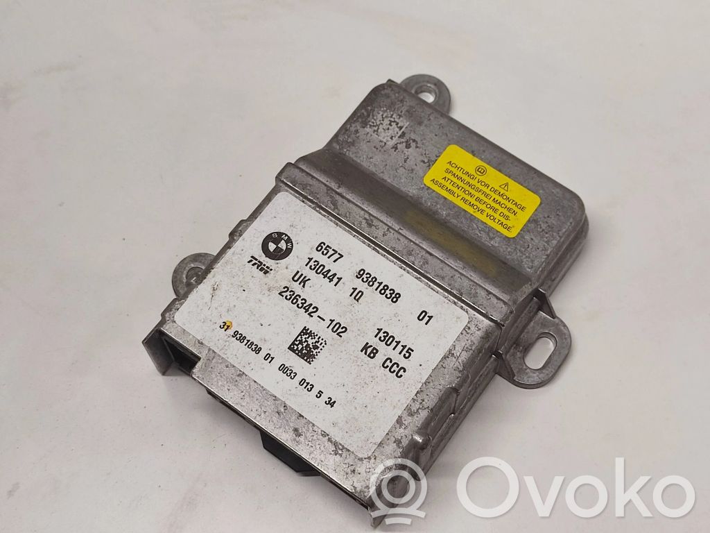 BMW i3 Sterownik / Moduł Airbag 
