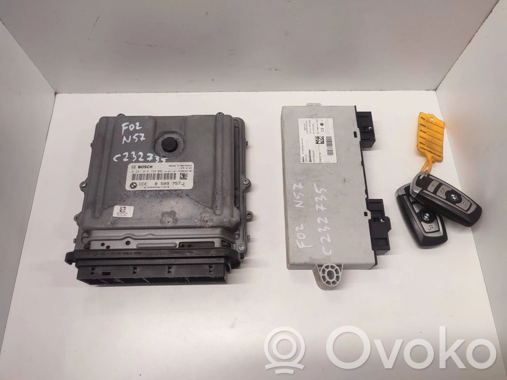 BMW 7 F01 F02 F03 F04 Kit centralina motore ECU e serratura 