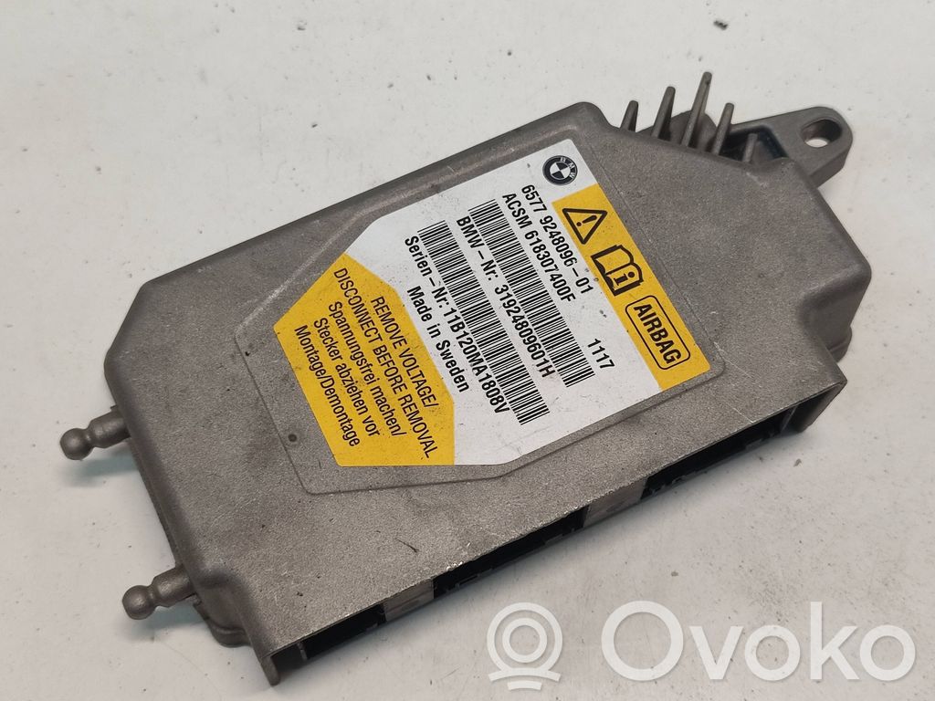 BMW 5 F10 F11 Unitate/modul de comandă airbaguri 