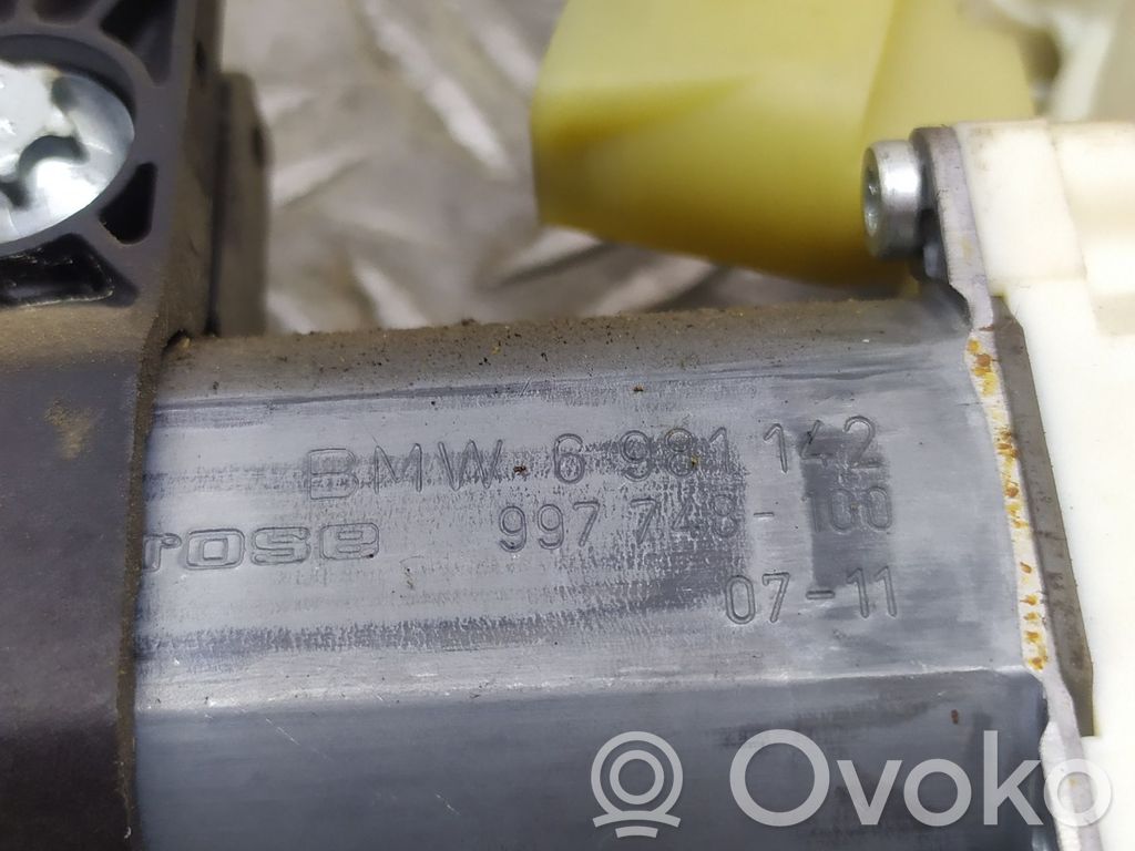 BMW 5 E60 E61 Front door window regulator with motor 