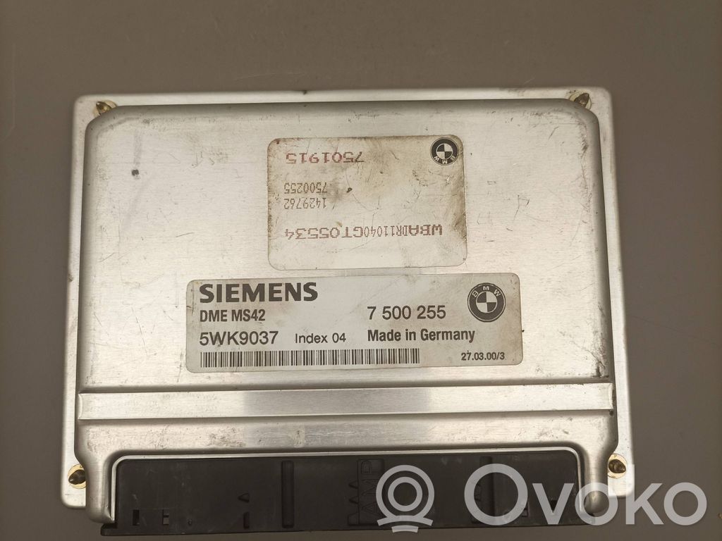 BMW 5 E39 Galios (ECU) modulis 
